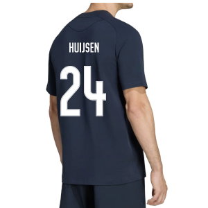 2026-2027 Real Madrid Tiro Travel Tee (Navy) (Huijsen 24)