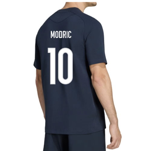 2026-2027 Real Madrid Tiro Travel Tee (Navy) (Modric 10)