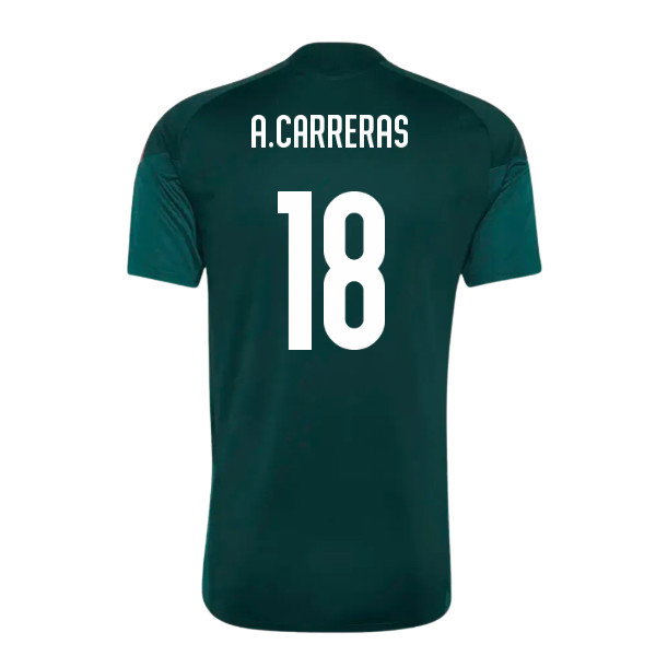 2026-2027 Real Madrid Training Jersey (Aurora Ivy) (A.Carreras 18)