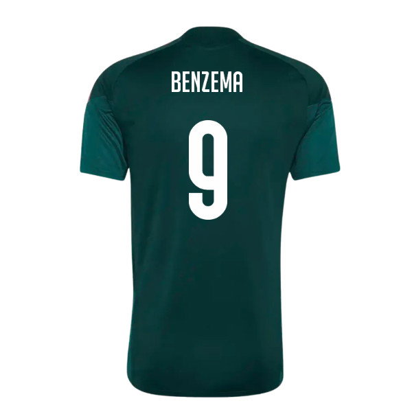 2026-2027 Real Madrid Training Jersey (Aurora Ivy) (Benzema 9)