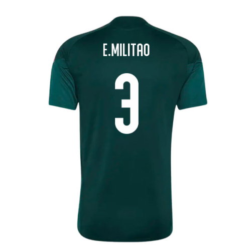 2026-2027 Real Madrid Training Jersey (Aurora Ivy) (E.Militao 3)