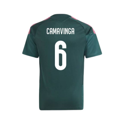 2026-2027 Real Madrid Training Jersey (Aurora Ivy) - Kids (Camavinga 6)