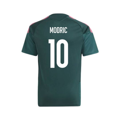 2026-2027 Real Madrid Training Jersey (Aurora Ivy) - Kids (Modric 10)