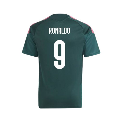 2026-2027 Real Madrid Training Jersey (Aurora Ivy) - Kids (Ronaldo 9)