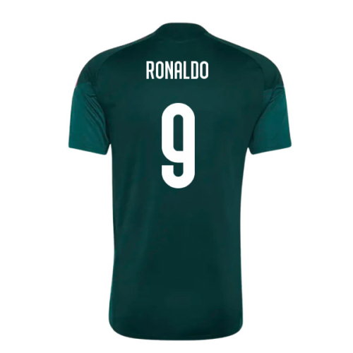 2026-2027 Real Madrid Training Jersey (Aurora Ivy) (Ronaldo 9)