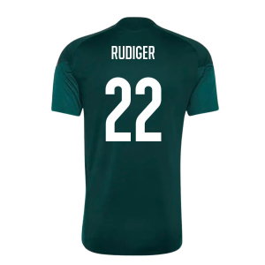 2026-2027 Real Madrid Training Jersey (Aurora Ivy) (Rudiger 22)