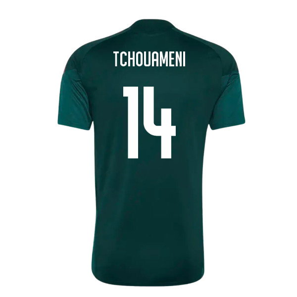 2026-2027 Real Madrid Training Jersey (Aurora Ivy) (Tchouameni 14)