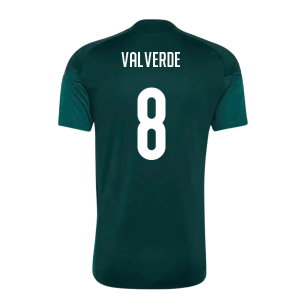 2026-2027 Real Madrid Training Jersey (Aurora Ivy) (Valverde 8)