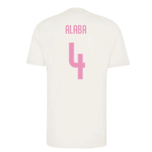 2026-2027 Real Madrid Training Jersey (Ivory) (Alaba 4)