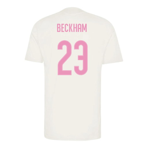2026-2027 Real Madrid Training Jersey (Ivory) (Beckham 23)
