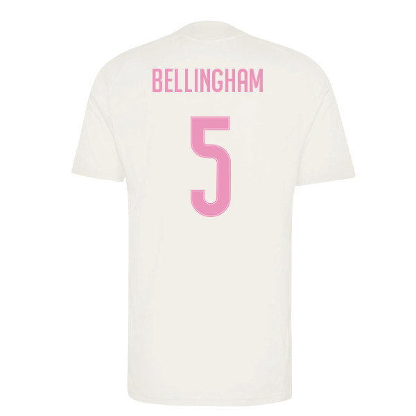 2026-2027 Real Madrid Training Jersey (Ivory) (Bellingham 5)
