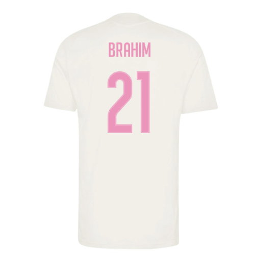 2026-2027 Real Madrid Training Jersey (Ivory) (Brahim 21)
