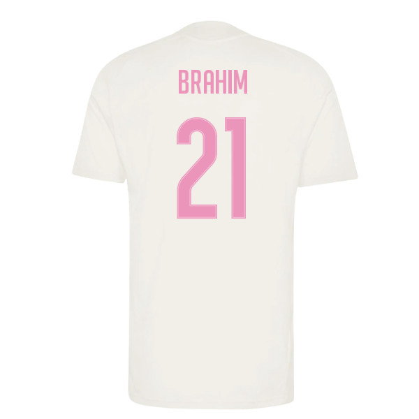 2026-2027 Real Madrid Training Jersey (Ivory) (Brahim 21)