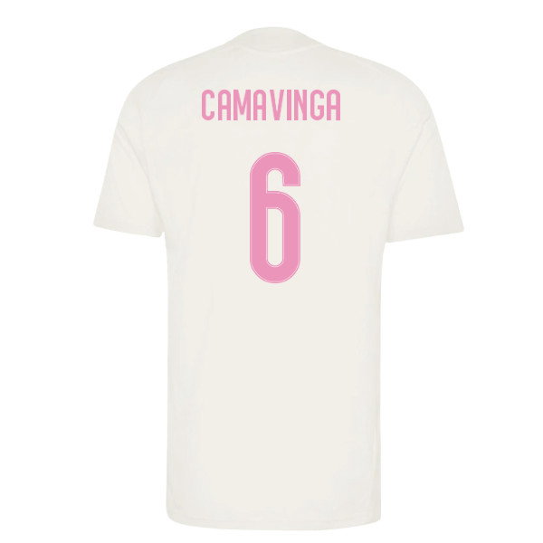2026-2027 Real Madrid Training Jersey (Ivory) (Camavinga 6)