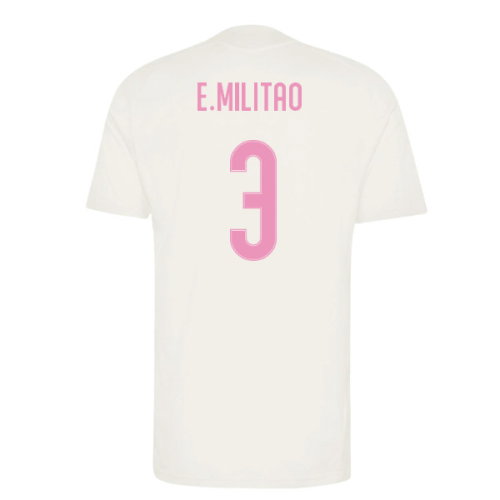 2026-2027 Real Madrid Training Jersey (Ivory) (E.Militao 3)