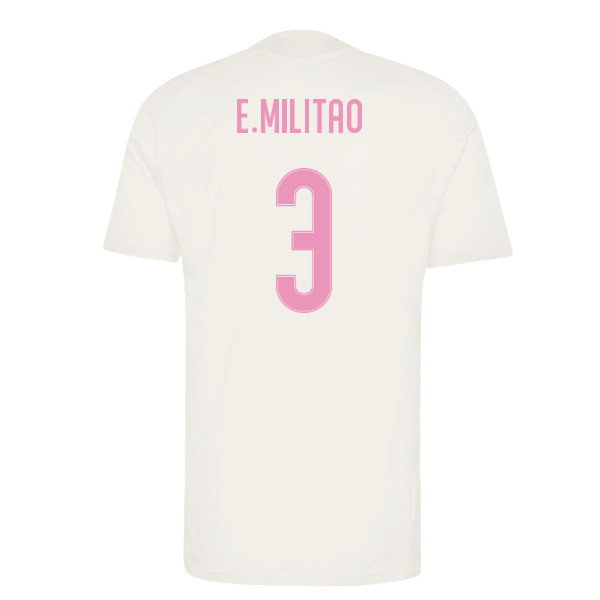 2026-2027 Real Madrid Training Jersey (Ivory) (E.Militao 3)