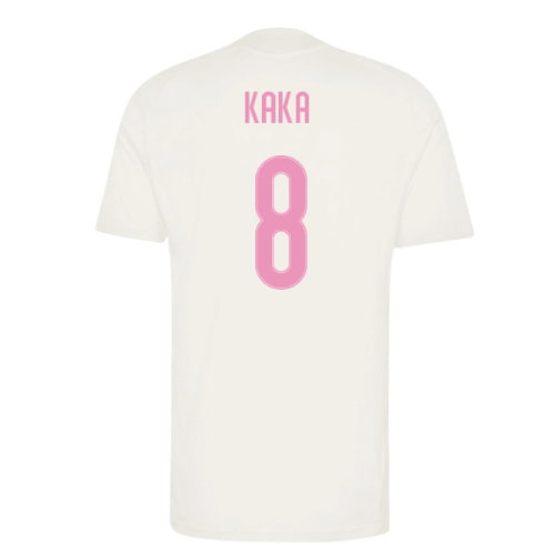 2026-2027 Real Madrid Training Jersey (Ivory) (Kaka 8)