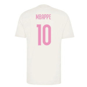 2026-2027 Real Madrid Training Jersey (Ivory) (Mbappe 10)