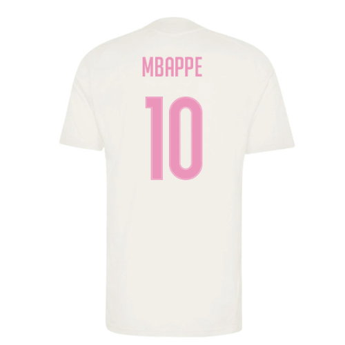 2026-2027 Real Madrid Training Jersey (Ivory) (Mbappe 10)