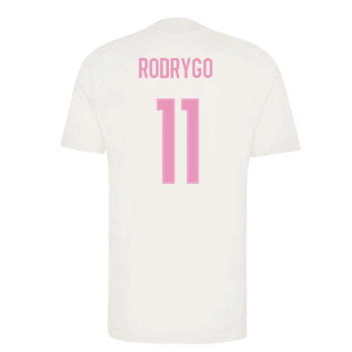 2026-2027 Real Madrid Training Jersey (Ivory) (Rodrygo 11)