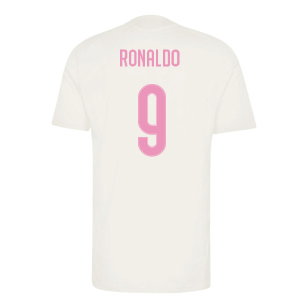 2026-2027 Real Madrid Training Jersey (Ivory) (Ronaldo 9)