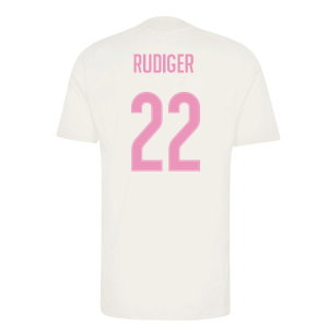 2026-2027 Real Madrid Training Jersey (Ivory) (Rudiger 22)