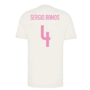 2026-2027 Real Madrid Training Jersey (Ivory) (Sergio Ramos 4)