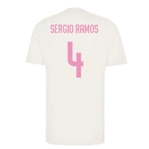 2026-2027 Real Madrid Training Jersey (Ivory) (Sergio Ramos 4)