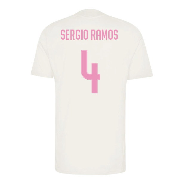2026-2027 Real Madrid Training Jersey (Ivory) (Sergio Ramos 4)