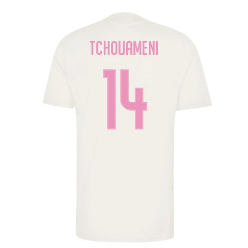 2026-2027 Real Madrid Training Jersey (Ivory) (Tchouameni 14)