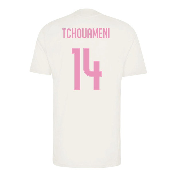 2026-2027 Real Madrid Training Jersey (Ivory) (Tchouameni 14)