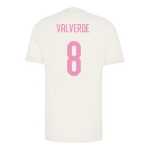 2026-2027 Real Madrid Training Jersey (Ivory) (Valverde 8)