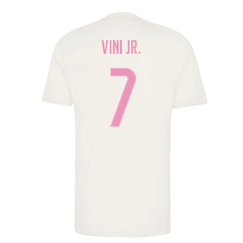 2026-2027 Real Madrid Training Jersey (Ivory) (Vini Jr. 7)