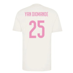 2026-2027 Real Madrid Training Jersey (Ivory) (Yan Diomande 25)
