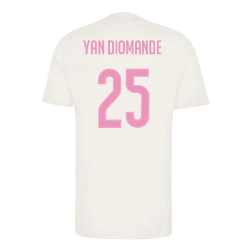 2026-2027 Real Madrid Training Jersey (Ivory) (Yan Diomande 25)