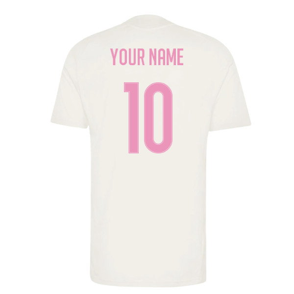 2026-2027 Real Madrid Training Jersey (Ivory) (Your Name)