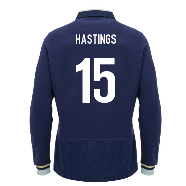 2026-2027 Scotland Home LS Cotton Rugby Shirt (Kids) (Hastings 15)