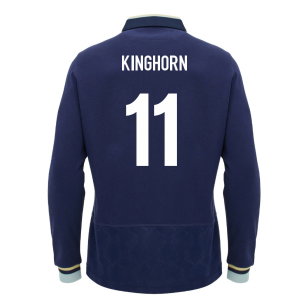 2026-2027 Scotland Home LS Cotton Rugby Shirt (Kids) (Kinghorn 11)