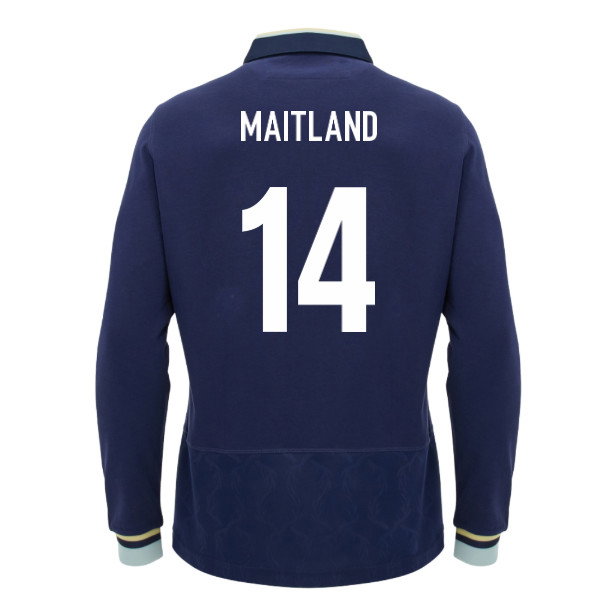 2026-2027 Scotland Home LS Cotton Rugby Shirt (Kids) (Maitland 14)