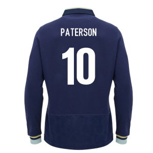 2026-2027 Scotland Home LS Cotton Rugby Shirt (Kids) (Paterson 10)