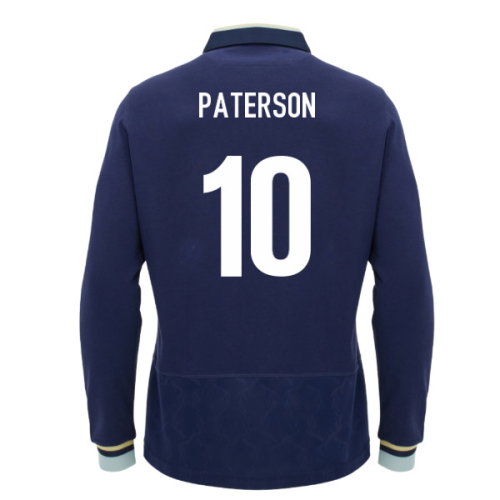 2026-2027 Scotland Home LS Cotton Rugby Shirt (Kids) (Paterson 10)