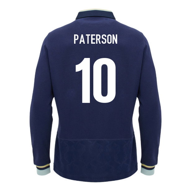 2026-2027 Scotland Home LS Cotton Rugby Shirt (Kids) (Paterson 10)