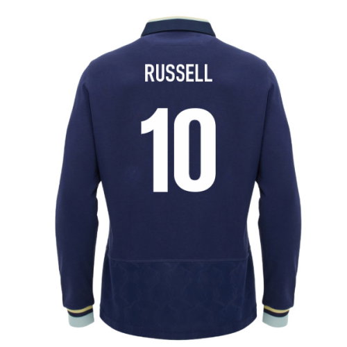 2026-2027 Scotland Home LS Cotton Rugby Shirt (Kids) (Russell 10)