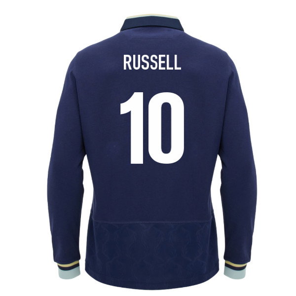 2026-2027 Scotland Home LS Cotton Rugby Shirt (Kids) (Russell 10)