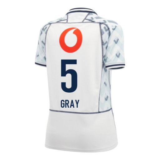 2026-2027 Scotland Rugby Away Poly Shirt - Womens (Gray 5)