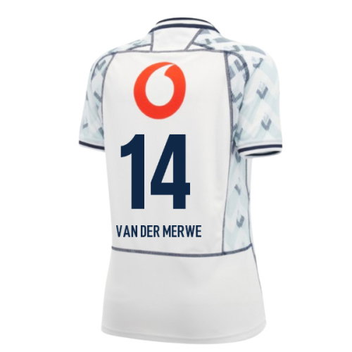 2026-2027 Scotland Rugby Away Poly Shirt - Womens (Van Der Merwe 14)