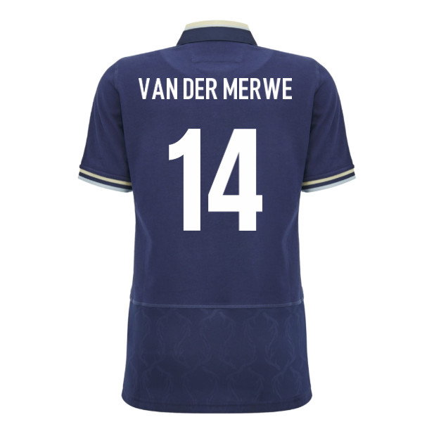 2026-2027 Scotland Rugby Home Cotton Shirt (Womens) (Van Der Merwe 14)