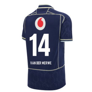 2026-2027 Scotland Rugby Home Replica Shirt (Kids) (Van Der Merwe 14)