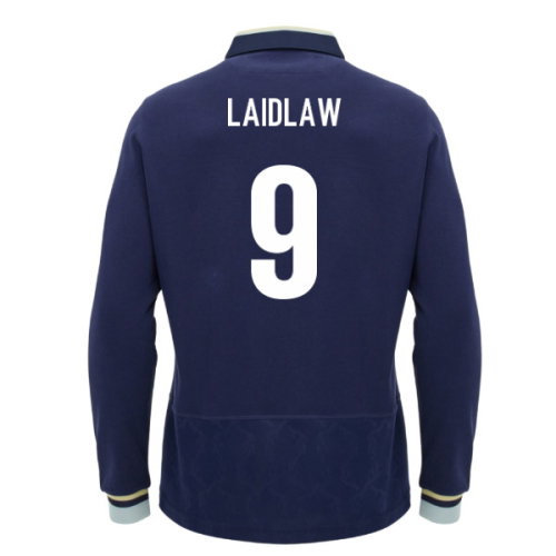 2026-2027 Scotland Rugby LS Cotton Home Shirt (Laidlaw 9)