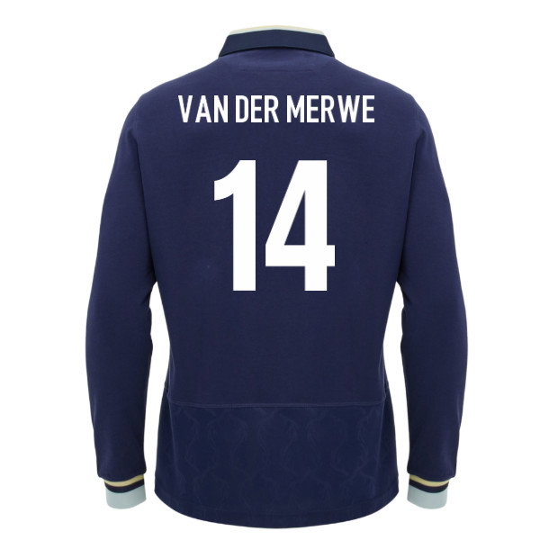 2026-2027 Scotland Rugby LS Cotton Home Shirt (Van Der Merwe 14)